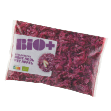 Bio+ gekookte biet, zuurkool of rode kool met appel